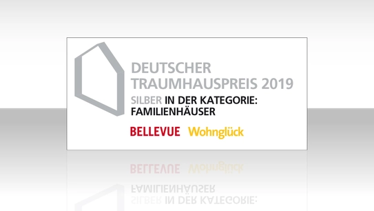 Haus Poschmann von BAUMEISTER-HAUS erreicht Silber beim Deutschen Traumhauspreis 2019. 