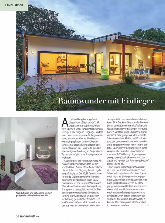 Fertighäuser 2019 Haus Glasmacher