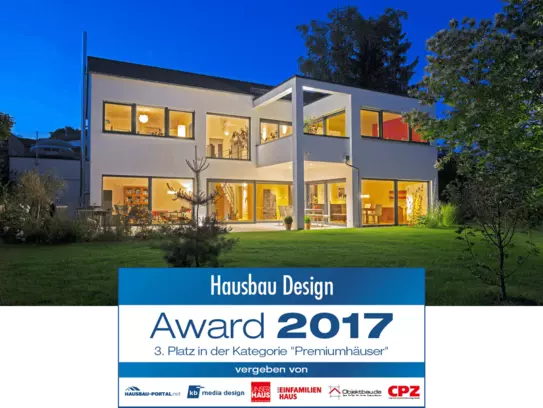 3. Platz für Haus Nolte beim Hausbau Design Award 2017