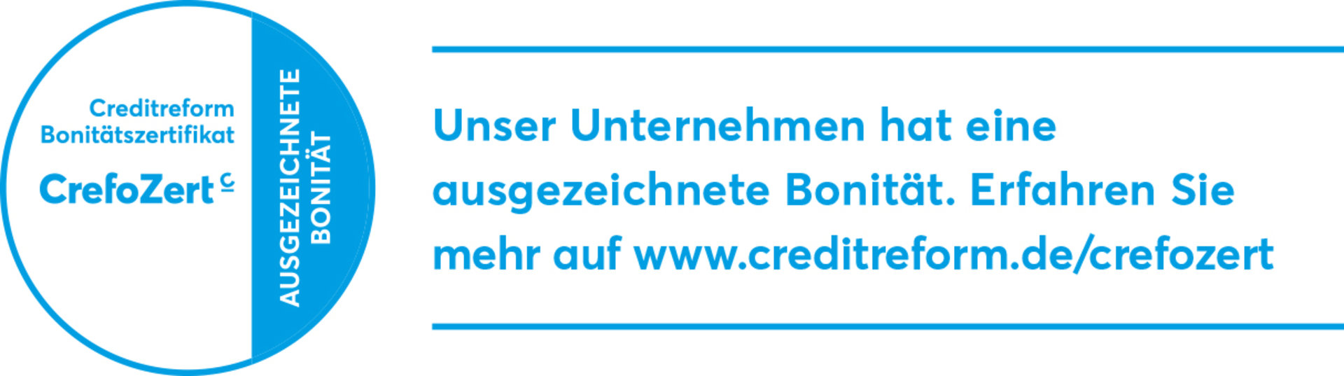 Auszeichnung Mit Dem "CrefoZert" Der Creditreform