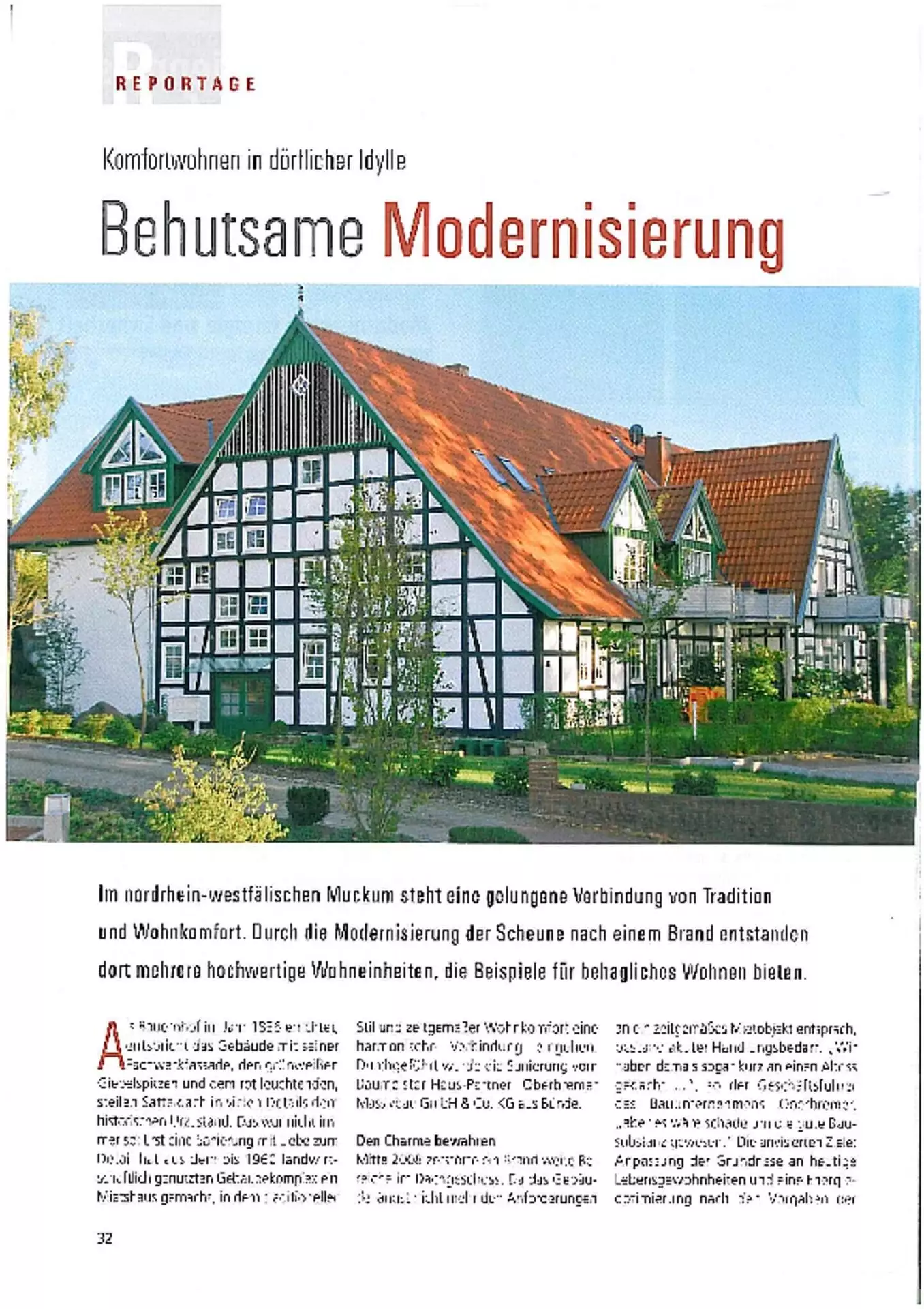 Umbauen Modernisieren 1-2-2012 Haus Muckum