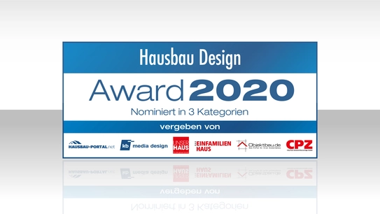 Siegel Nominierung Hausbau Design Award 2020